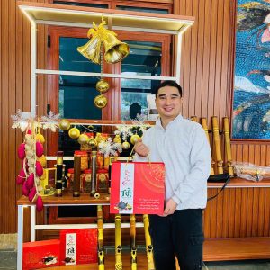 Alternative view of SÉT QUÀ BIẾU TẶNG CHÈ TÔM NÕN - HỘP QUÀ TẶNG CAO CẤP