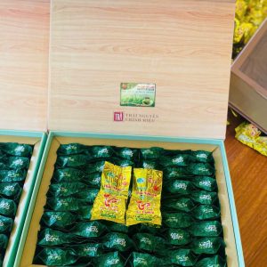 Alternative view of SÉT QUÀ BIẾU TẶNG CHÈ TÔM NÕN LOẠI 1 - 500G